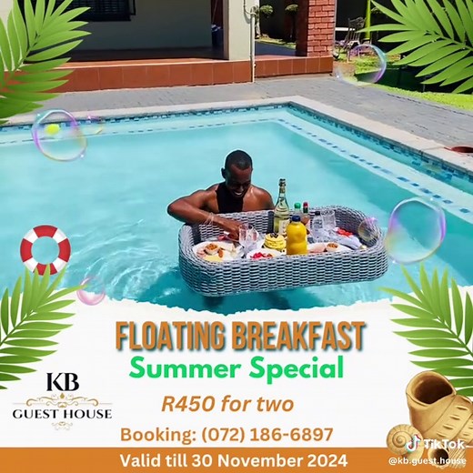 Ultimate Floating Breakfast Experience at KB Guest House