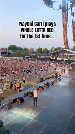 Playboi Carti’s First Performance of WHOLE LOTTA RED