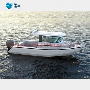[Hot Item] New Designed 7.68m 25FT Forward Center Cabin Easy Craft Pontoon Aluminum Fishing Boat