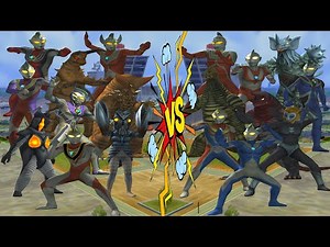 GAIA VS ULTRAMAN COSMOS, ZETTON VS ALIEN MAGMA, BALTAN VS DYNA, LEGEND VS GOLZA
