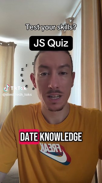 Test your JavaScript skills, do the quiz and have fun https://jsdate.wtf #techtok #javascript #developer #coding #code