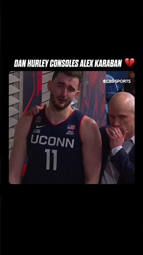 What a career for Alex Karaban #marchmadness #ncaatournament