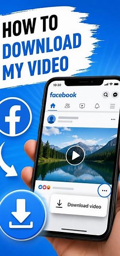 How to download my video on Facebook App #shorts #fb #viral