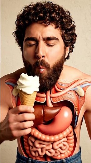 What Happens Inside Your Body After Eating Ice Cream 🍦 | 3D Animation ExplainedIce #HumanBody