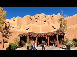 ⁴ᴷ⁶⁰ Walking tour of downtown Santa Fe, New Mexico