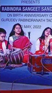 Igcc (Rabindra sandha)vocal Moumita didi Tabla Shamriddho Choudhury Omm