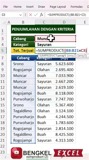 how to add up with criteria #shorts #shortvideo #excel