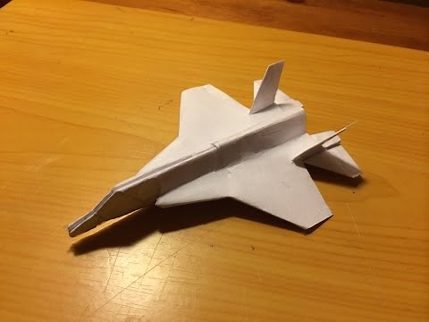 How to make the F-35 Paper Airplane