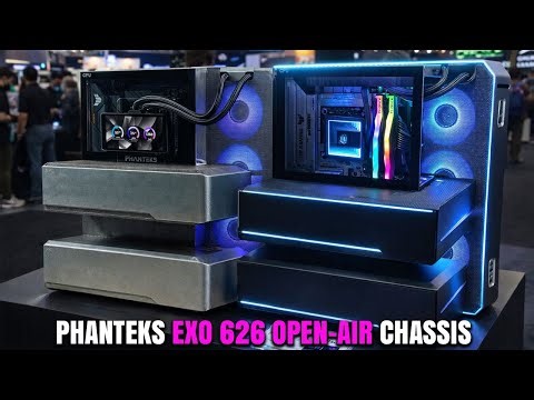 Phanteks EXO 626 Open-Air Concept Chassis Launched At CES 2026