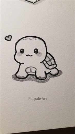 How to draw cute things - Turtle #drawing #art #howtodraw #cute