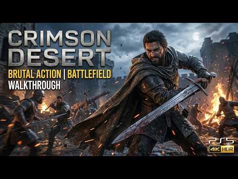 Crimson Desert Gameplay Part 1 - Prologue: Dead of Night (PS5 4K HDR)