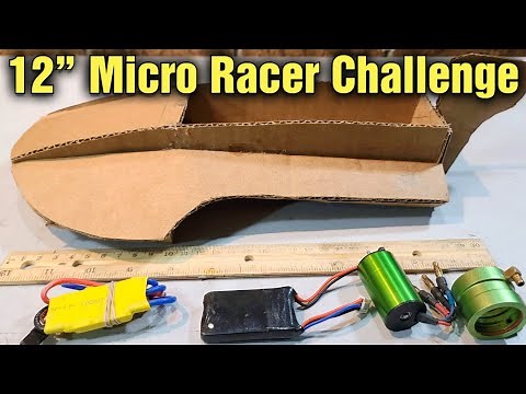 12” Micro Racer Challenge 2022 - RC Boat Build - Fast Electric Rc Boat