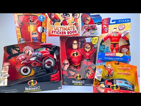 Disney Pixar The Incredibles Toys Unboxing Review | Stretching & Speeding Elasticycle Girl