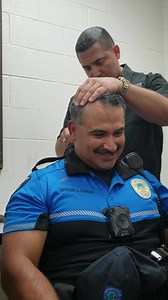 Back 2 School Free Haircut Event 2900 Southmost Blvd. What's all the buzzzzz about? Chief Sauceda, Brownsville Police Department, and Driscoll Health Plan have kicked off the first annual Back 2 School Free Haircut Event at our East Brownsville Police Department Station! Check out Officer Loredo getting a fresh buzz cut from our BPD Chief Sauceda! Special Thank You to Southern Career Institute Cosmetology Department for providing the free haircuts today! A huge Thank You to our community, sponso