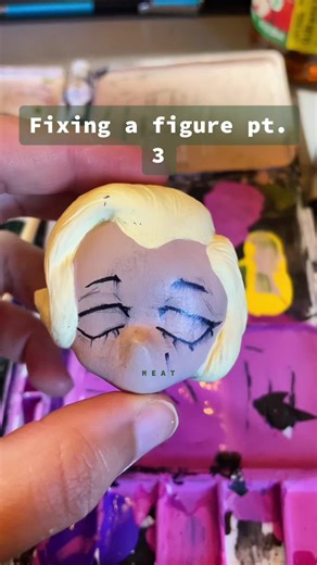Polymer Clay Art: Finishing a Clay Figure with Iridescent Medium