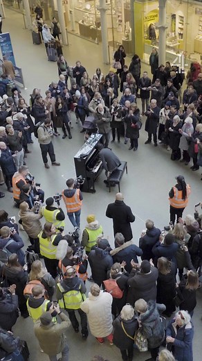 2.1M views · 58K reactions | What a day! Thank you to everyone who came down to my surprise performance at St Pancras International Station  Inspired by #ThePiano, make sure to tune into the final episode on Channel 4 this Wednesday at 9pm GMT  | Lang Lang - 郎朗 | Facebook