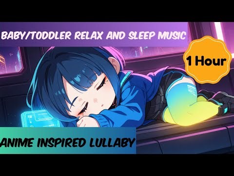 🎶🌌 Anime Starlight Lullabies: Baby Sleep Music & Calming Sensory Visuals for Peaceful Nights 👶🌸✨