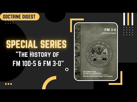 History of FM 100-5 & FM 3-0