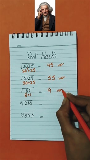 Root Hacks Math Trick | Square Root & Cube Root Fast Method | Math Brain Teaser #shorts