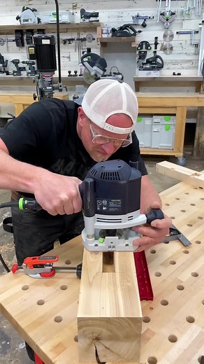 Building a big workbench from an old power pole (Part 2) #woodworking #carpenter #decoration #DYI #wood #fyp #foryou