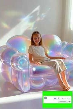 [ASMR]Ultra-Relaxing CGI Frozen Ocean Sofa, Cookies & Bubbles