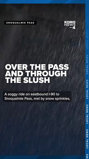 9.2K views · 62 reactions | The first major snow of the season is piling up in the mountains, including passes that allow motorists to get over the Cascade Mountains. With snow, sleet, and slush, drivers are urged to use safe driving techniques and proper equipment to avoid emergencies. #komo #komonews #komo4 #komo4news #seattle #seattlenews #washingtonnews #thanksgiving #mountainpasses #snow #winter | KOMO News | Facebook