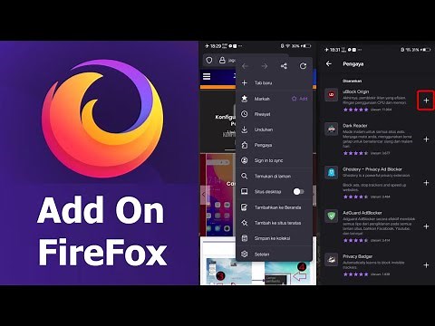 CARA PASANG ADD ON BROWSER FIREFOX DI ANDROID