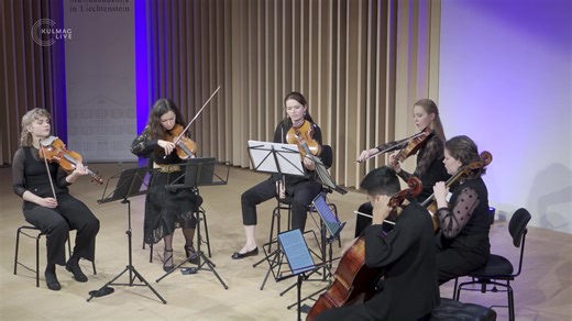 We're coming to you from Nendeln, Liechtenstein, for a special concert at the Musikakademie in Liechtenstein, one of Europe’s leading music education programs for emerging artists PROGRAM: Johannes Brahms (1833 – 1897) | String Sextet No. 1 in B-flat major, Op. 18 Clara Schlotz (2004, Switzerland), cello Arne Zeller (2006, Germany), cello Yuna Dierstein (2007, Germany), cello Charlotte Thiele, violin Tetiana Lutsyk, violin Ganna Lysenko, viola Guste Barbora Butvydaite, viola Bryan Cheng, cello P