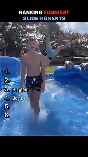 Ranking the Most Chaotic Slide Moments Ever 🌊💀