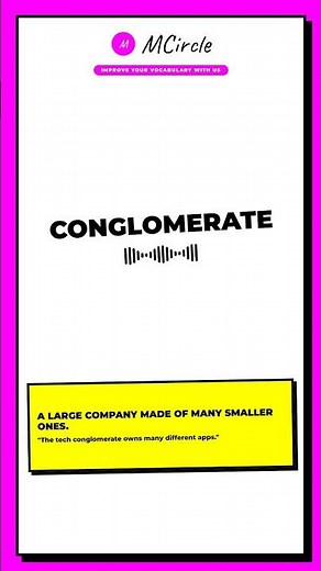 Learn English: What is Conglomerate? | Vocabulary Shorts