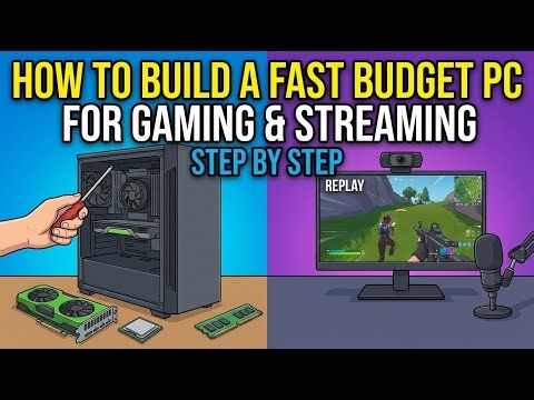 How to Build a Fast Budget PC for Gaming and Streaming - Step by Step