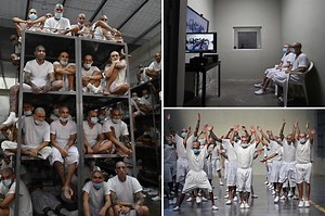 Inside  El Salvador’s mega-prison where president has offered to hold  ‘dangerous’ US citizens and criminal migrants