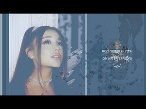 bcc cross glitch TRANSITION tutorial on after effects
