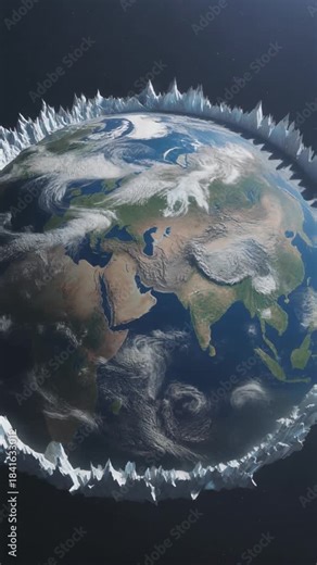 Global ice melt effects on earths future. Suitable for climate change articles, presentations, educational resources, and environmental awareness campaigns.