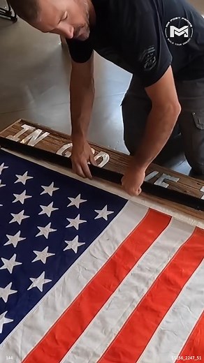 20K views · 52 reactions | We Made a Custom Flag Display #Woodworking #PatrioticProjects #Handcrafted #CreativeBuild | MR Post Frame | Facebook
