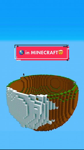 Handmade Planet Creation in Minecraft