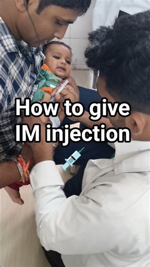 how to give IM injection in infant