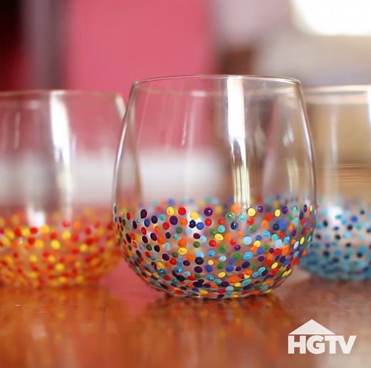 20M views · 52K shares | Because basic wine glasses are boring. | HGTV | Facebook