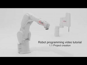 Robot Melfa programming – Lesson 1.1 New project creation