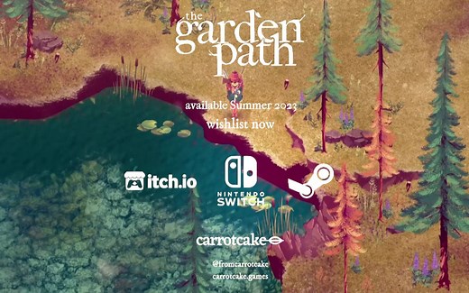 本地分屏 手绘风、同步现实时间种田系统-开放世界新游《花园小径》预计2023年夏季发售（The Garden Path）