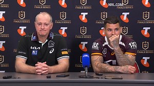 Hear from Michael Maguire and Adam Reynolds after the Broncos' Finals Week 3 clash against the Panthers. | NRL