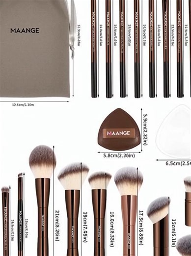 My New Favorite Makeup Brushes? 😍 Affordable & Professional!#MakeupBrushes #MAANGEBrushes #MakeupKit #AffordableMakeup #MakeupTools #BeautyEssentials #MakeupForBeginners #CosmeticBrushSet #VeganMakeupBrushes #TravelMakeup #MakeupOrganization #DrugstoreMakeup #MakeupRoutine #ConcealerBrush #BeautyOnABudget