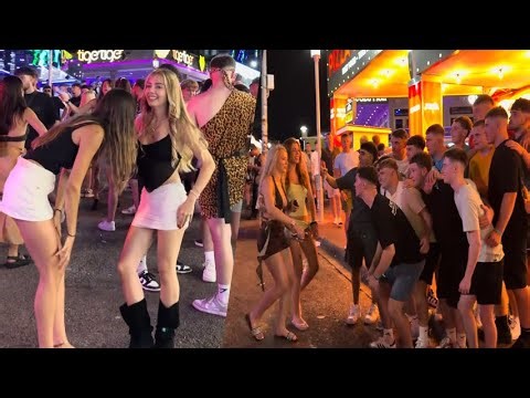 🇪🇸 Night Walk in Spain | Vibrant Streets and Plenty of Single Girls