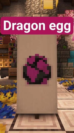 Cool Minecraft Banner 44 - Dragon Egg #minecraft #gaming #banner #minecraftshorts