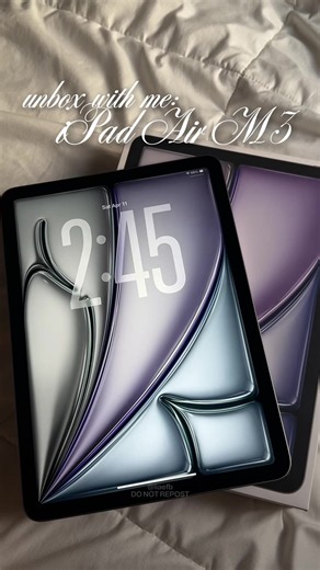 iPad Air M3 Space Gray Unboxing — Girly iPad Era Revealed
