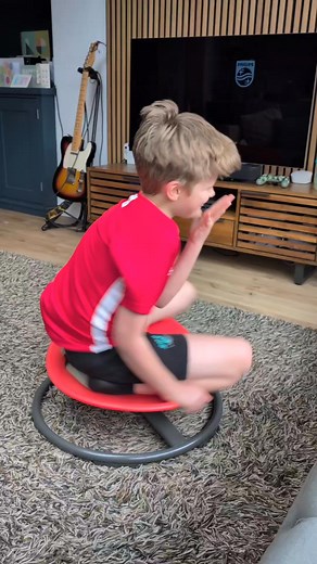 We have had the gonge carousel for around five years now and it is still used daily. My son needs the sensation to regulate himself, none of my other children can gain this speed and not feel sick. #autism. | A & Me