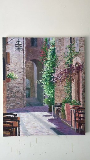 Impressionism Art Painting Process Tutorial