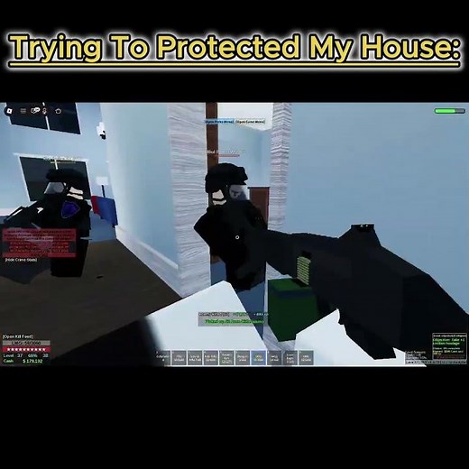 Trying To Protecting My House, Roblox: Infamy