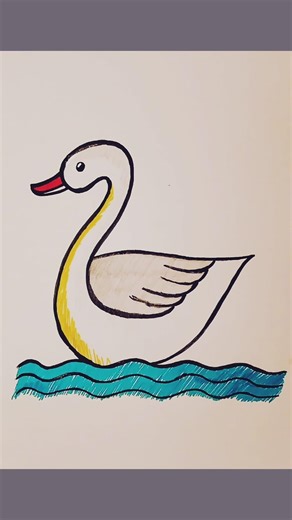 How to draw a duck #drawing #art #duck #birds #cute duck #sketch #drawing with luqman haider magsi