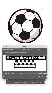 How to draw a football in Illustrator